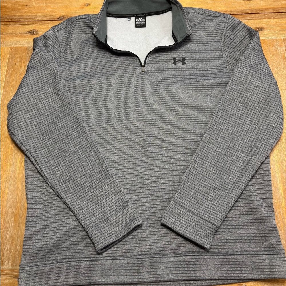 Under Armour Charcoal Striped Pullover
